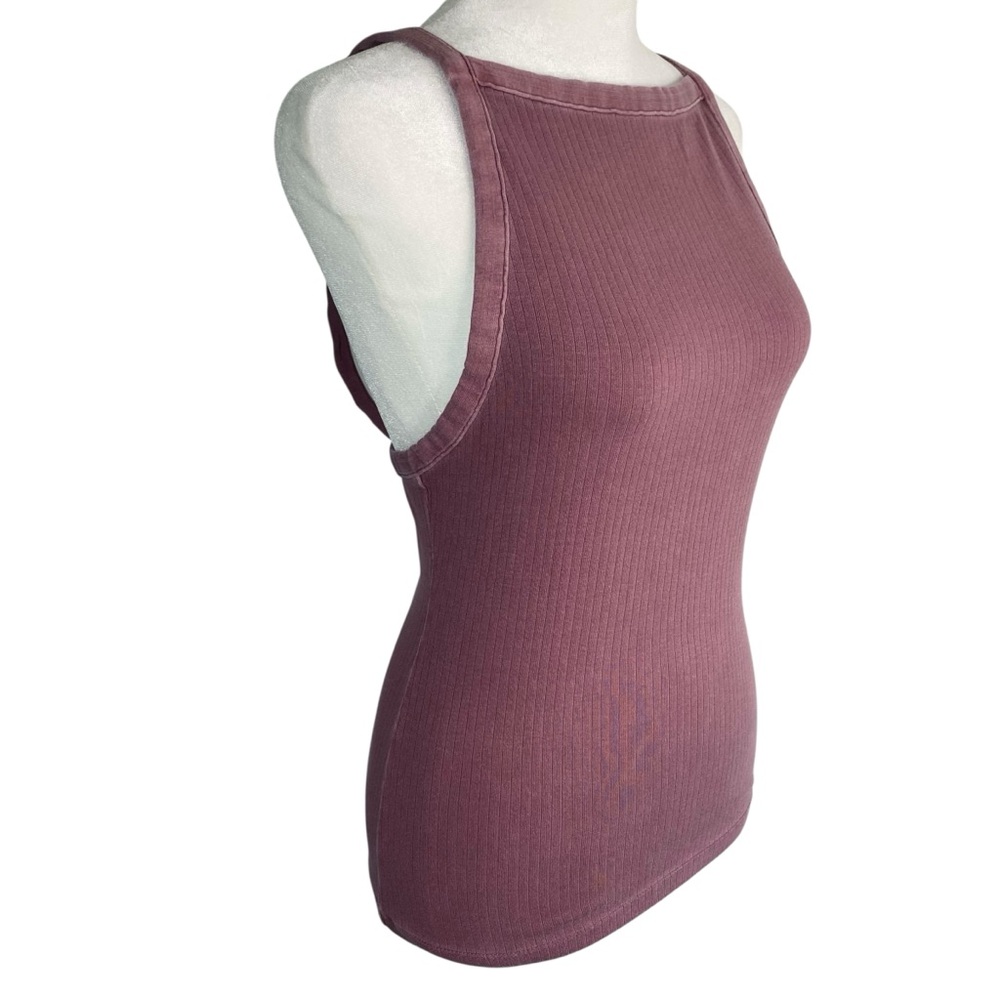 Free People Intimately High Neck Low Back Ribbed Tank Top - Picture 5 of 8
